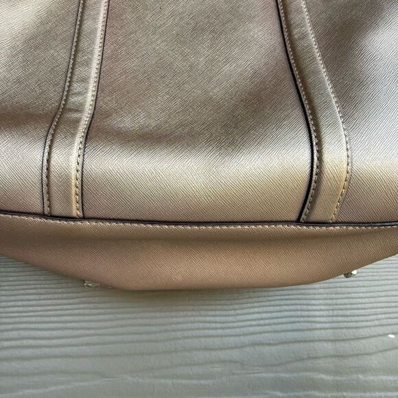 Kate Spade Newbury Lane rose gold satchel - Picture 6 of 10